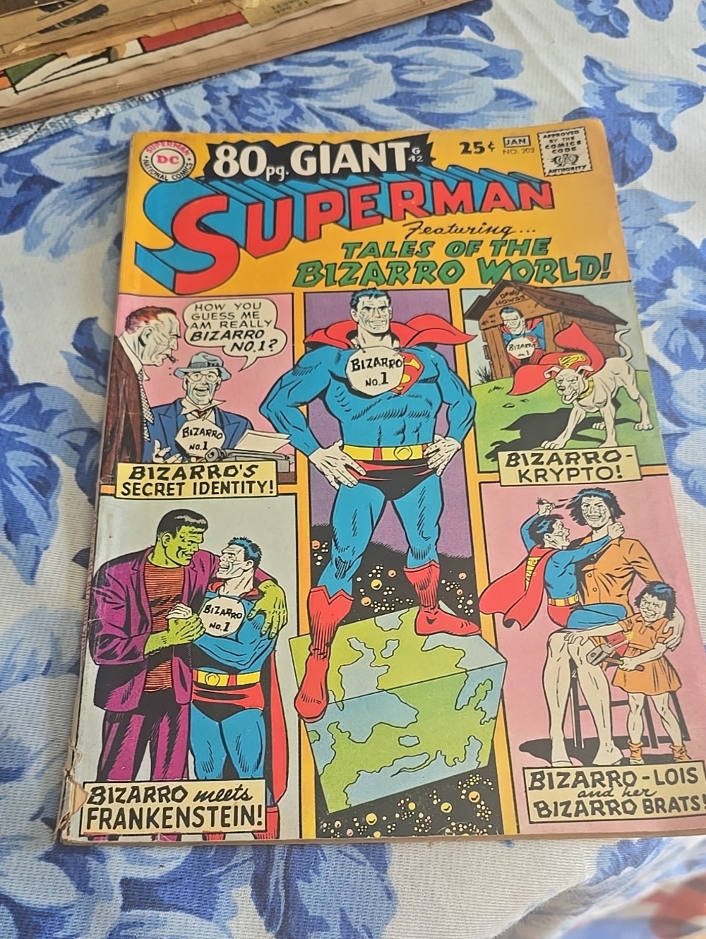 Superman #202 - 80 Page Giant (DC, 1967) Comic